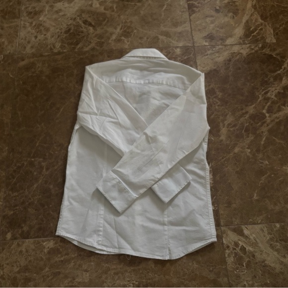 Zara Boy’s Crisp White Casual Button-Down Shirt - Picture 2 of 3